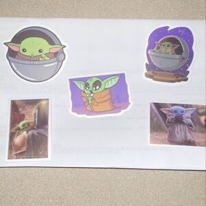 Baby Yoda Stickers
